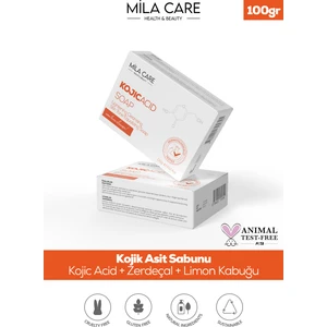 Mila Care Kojik Asit ve Zerdeçal Özlü Leke Karşıtı Sabun 100 g – Lekeli Ciltler İçin Ton Eşitleyici ve Aydınlatıcı