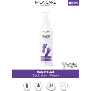 Mila Care Velvet Ayak Bakım Kremi - Topuk Çatlakları ve Kurumuş Ayaklar İçin Nemlendirici ve Yumuşatıcı - 100 ml