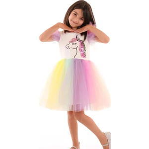 Lunas Tekstil Pullu Nakışlı Unicorn