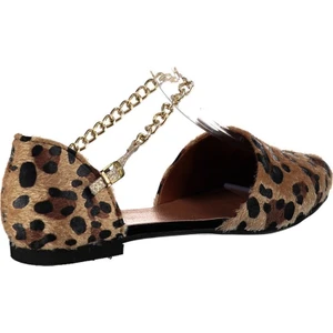 Fox Shoes Leopar Kadın Babet B726024402
