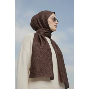 Kamer Scarf Etnik Desen Jakar Şal