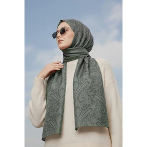 Kamer Scarf Etnik Desen Jakar Şal