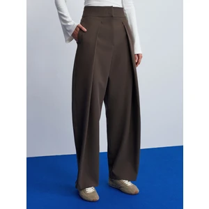 72236 Pileli Balon Pantolon-Haki