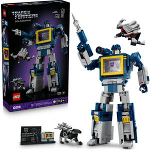 LEGO® Icons Transformers: Soundwave 10358 – Yetişkinler için Dönüştürülebilen, Detaylı Dekoratif Model Yapım Seti (1505 Parça)
