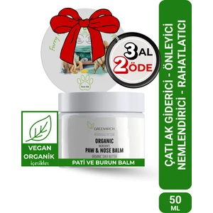 Pati Burun Balm 50 ml | Nemlendirici Çatlak Onarım Kremi | Doğal Organik Içerik | Kedi Köpek