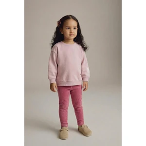 Sweatshirt Takım 2-10 Yaş Pudra Pembe