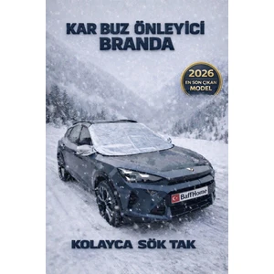 Buzlanma Önleyici Araba Cam Üstü Kar Örtüsü Su Geçirmez Ön ve Yan Cam Koruma