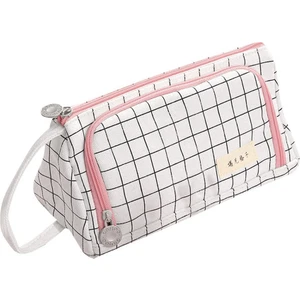 Sheng Store Çizgi Desenli Kalem Kutusu - Beyaz (Yurt Dışından)