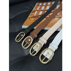 Oval Tokalı Kadın Kemer