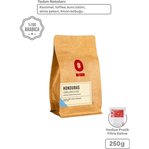 Honduras Caballero La Paz 250G – Karamel, Toffee, Kuru Üzüm Tadım Notalarıyla