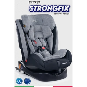 4088 Strong Fix Isofixli Oto Koltuğu 0-36 kg Gri