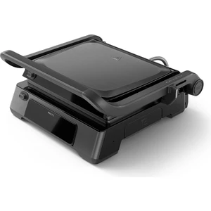 HD6307/70 7000 Serisi Izgara ve Tost Makinesi, Hassas Dijital Kontrol, Izgara için Tam Açılır, Ayarlanabilir Çıkarılabilir Plakalar,