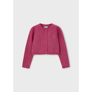 Kız Çocuk Örme Hırka Vişne 4312