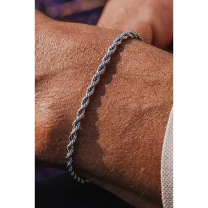 Takı Dükkanı Halat Burgulu Erkek Paslanmaz Çelik Bileklik Künye Sevgiliye Hediye NCK15-2
