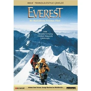 Everest DVD Formatında Greg MacGillivray Yönetmenliğinde Liam Neeson Anlatımıyla 1996 Yılı Belgeseli