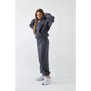 Kadın Oversıze Kapüşonlu Eşofman Takımı
