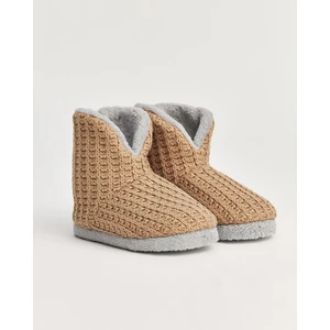 NIKOS - Örgü Detaylı Kadın Panduf