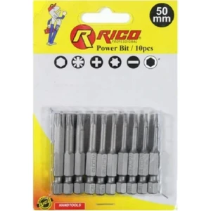 RICO Matkap Ucu Torx Bits Uç Seti 50 mm 10 Parça