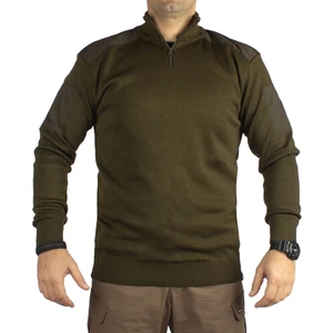 ASKERİ KAZAK - YAKASI FERMUARLI -HAKİ