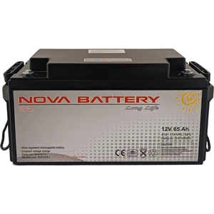 12V 65AH Solar Jel Akü (Yeni Üretim)