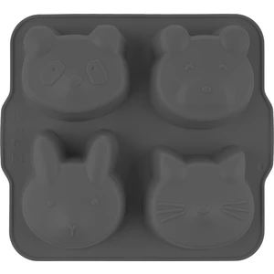 Silikon Muffin Kek Kalıbı Platinium Gri