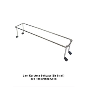Lam Kurutma Sehbası (Bir Sıralı) 304 Paslanmaz Çelik