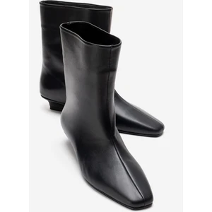 Nacho Siyah Cilt Hakiki Deri Kadın Bot