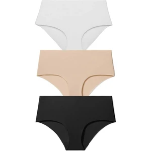 Nbb Ten Rengi 3lü Lazer Yüksek Bel Külot