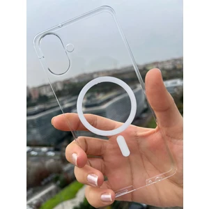 Pirok Store Samsung Galaxy A07 Magsafe Uyumlu Sararmaz Sert Mika Kristal Netliğinde Ultra Ince Hafif Pc Kılıf