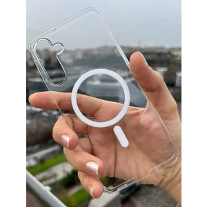 Pirok Store Samsung Galaxy A16 Magsafe Uyumlu Sararmaz Sert Mika Kristal Netliğinde Ultra Ince Hafif Pc Kılıf