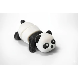 M&D Design Oynar Eklemli Panda Oyuncak – 3D Baskı Esnek Mini Figür