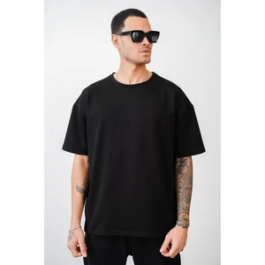 Bisiklet Yaka Battal Boy Oversize Kalıp Basic Tişört