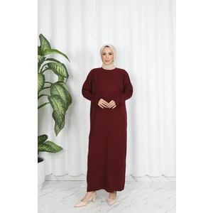 Nisum Moda Yarasa Kol Fitilli Triko Elbise