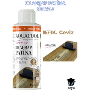 3D Ahşap Patina Su Bazlı