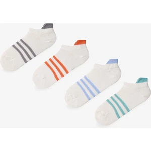 Erkek Çocuk Dynamic Stripes 4'lü Tab Patik Çorap