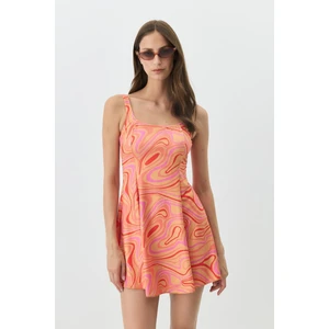 Şortlu Elbise Mayo 7490 Turuncu