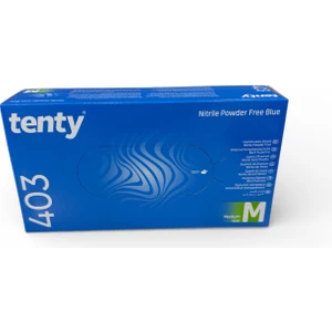 403 Mavi Nitril Pudrasız Muayene Eldiveni M Beden