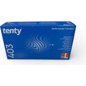 403 Mavi Nitril Pudrasız Muayene Eldiveni L Beden