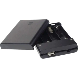 4lü Aa Pil Yuvası - USB Çıkışlı