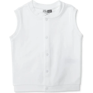 Hellobaby Hellobaby Erkek Bebek Basic Yelek Çıtçıtlı Crew Neck Atlet