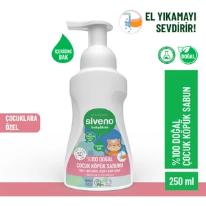 %100 Doğal Çocuk Köpük Kastil Sabun Zeytinyağlı Yoğun Nemlendirici Arındırıcı Bitkisel Vegan 250 ml