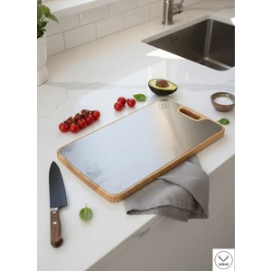 Çift Taraflı Paslanmaz Çelik Kesme Tahtası