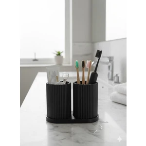 Çift Bölmeli Diş Fırçalık Seti - 11CM