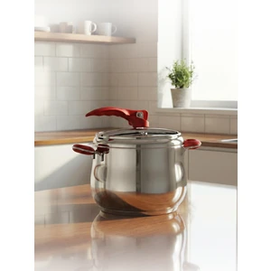 Esila 7 lt Güveç Düdüklü Tencere Kırmızı