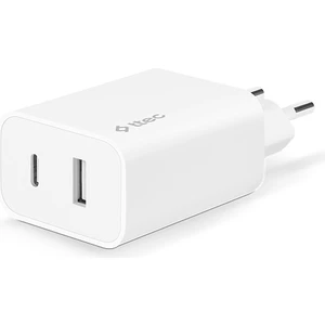 SmartCharger Duo PD 32W Seyahat Hızlı Şarj Aleti USB-C+USB-A