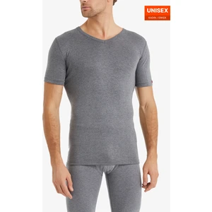 Unisex Termal Tişört 2. Seviye 1263 - Gri Melanj