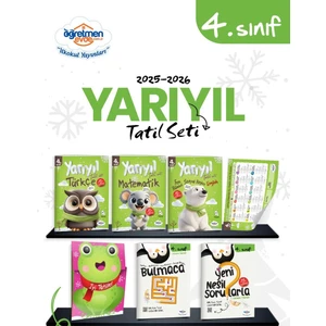Öğretmen Evde Yayınları 4. Sınıf Yarıyıl Tatil Kitabı Seti 2025-2026