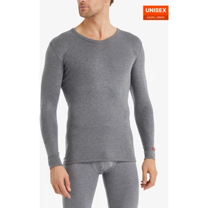 Unisex Termal Tişört 2. Seviye 1257 - Gri Melanj