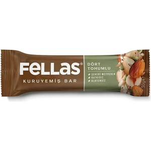 Dört Tohumlu Kuruyemiş Bar 30G