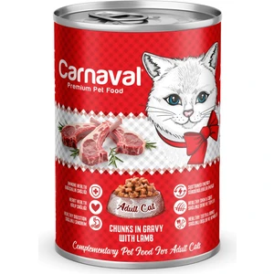 Premium Yetişkin Kedi Konservesi Kuzu Etli 400 gr X24